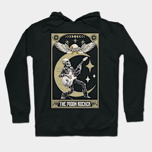 Moon rocker tarot card for rock and roll lovers Hoodie